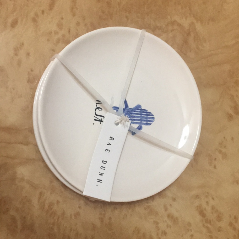 2 pcs rae dunn serving small plate